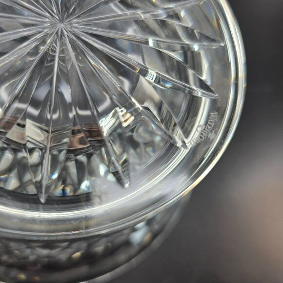 Waterford Crystal Ankglo Bowl 6" Diamond Cut Footed Beauty in Box JJ3832 - Picture 8 of 15